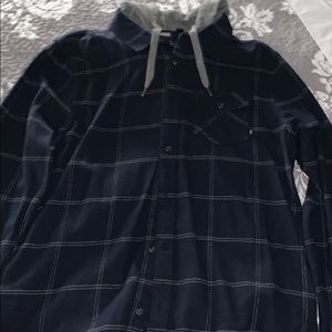 Dark Blue Flannel